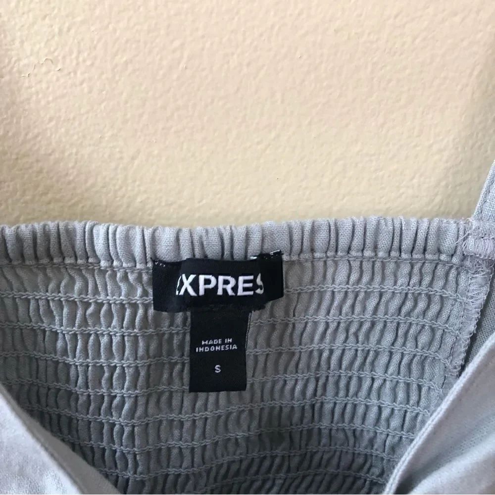 Express Linen Blend Top - Picture 2 of 4